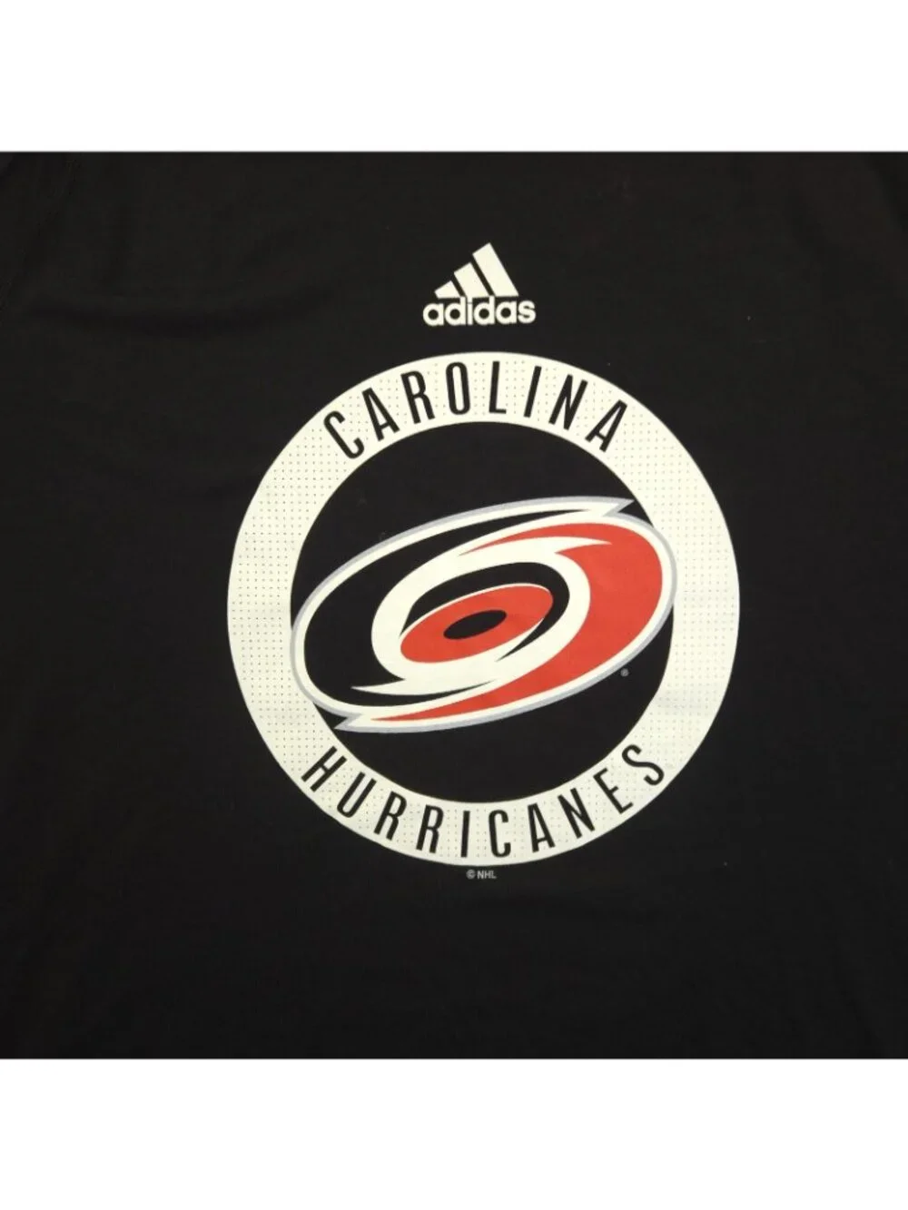 Adidas NHL Carolina Hurricanes Ultimate Tee  Men's Size XL - Black (EUC)